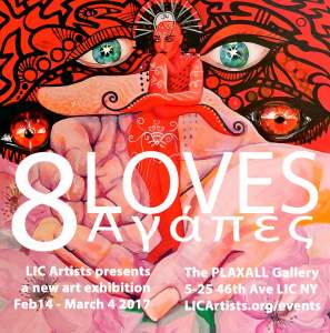 8 Loves A Group Exhibition Of Lic Artists At The...