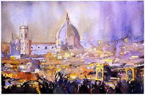 Cityscapes In Watercolor At Nancy Couick Studios...