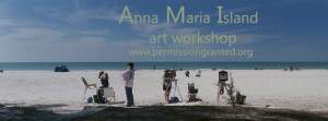 Registration for Anna Maria Sarasota art workshop on the beach March 2 and 3