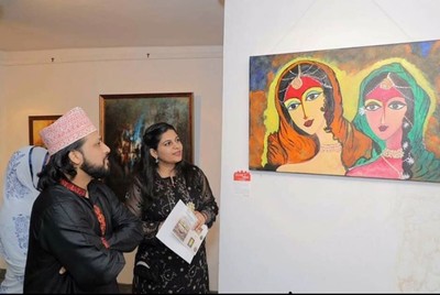 Artist Rashi Chaturvedi Exhibiting In Delhi Art Fair 