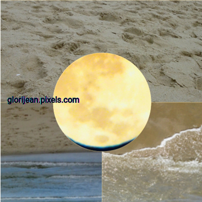 Moon Landing Walk Minerals Water Photo Art Juxtaposition