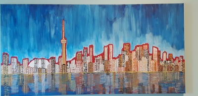 Vince Morrison Just Finished Cityscape Of Toronto. Vince Morrison Just Finished Cityscape Of Toronto.