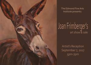 Joan Frimberger Art Show And Sale