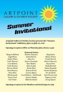 Artpoint Gallery And Studios Society - Summer...