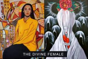 The Divine Female  2 Artists Exhibition