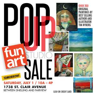 Pop Up Fun Art Sale