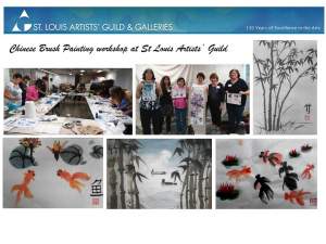 Chinese Brush Painting At St Louis Artists
