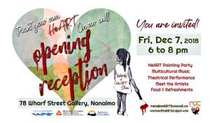 Opening Reception For Works Of Heart Show