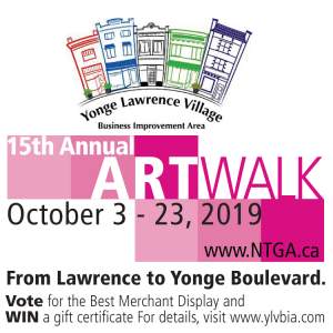 15th Annual Yonge Lawrence Village Bia Artwalk