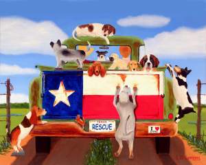 A Texas State Of Mind Art By Larry G Lemons