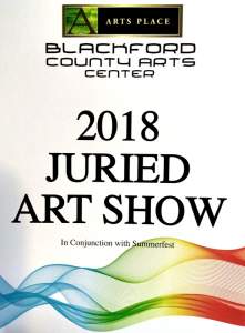 Blackford County Arts Center 2018 Juried Show