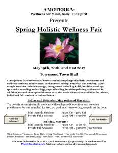 Amoterra Spring Wellness Fair In Townsend