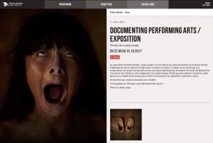 Documenting Performing Arts Exhibition