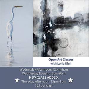 Open Art Classes With Lorie Ulen
