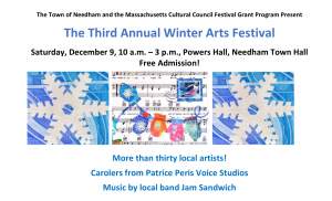 Needham Third Annual Winter Arts Festival