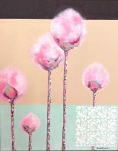 Cotton-candy Floral Acrylic Class