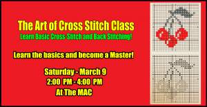 The Art Of Cross Stitch Class At The Mac