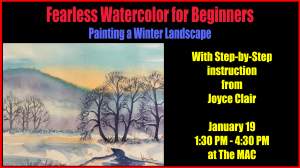 Fearless Watercolor For Beginners Class At The Mac