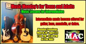Intermediate Music Mondays For Adults Or Teens At...
