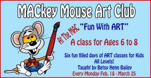 Fun Side of Art Class for Kids Age 6 to 8 years at The MAC