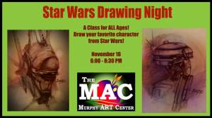 Star Wars Drawing Night At The Mac