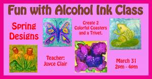 Fun With Alcohol Ink Spring Design