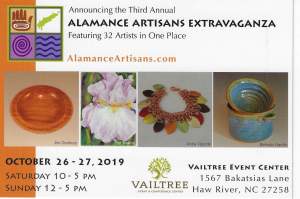 Alamance Artisans Extravaganza 2019