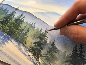 Watercolor Landscape Classes With Varvara Harmon