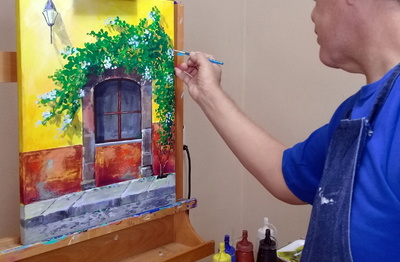 Paint A Mexican Window Live Online Workshop