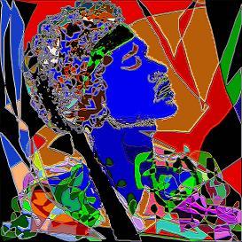 Jimi In Heaven Colorful - Navo Art Jimi In Heaven Colorful - Navo Art
