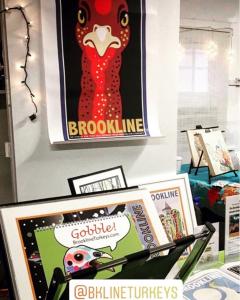Brookline Turkeys At Artist Marketplace Brookline Turkeys At Artist Marketplace